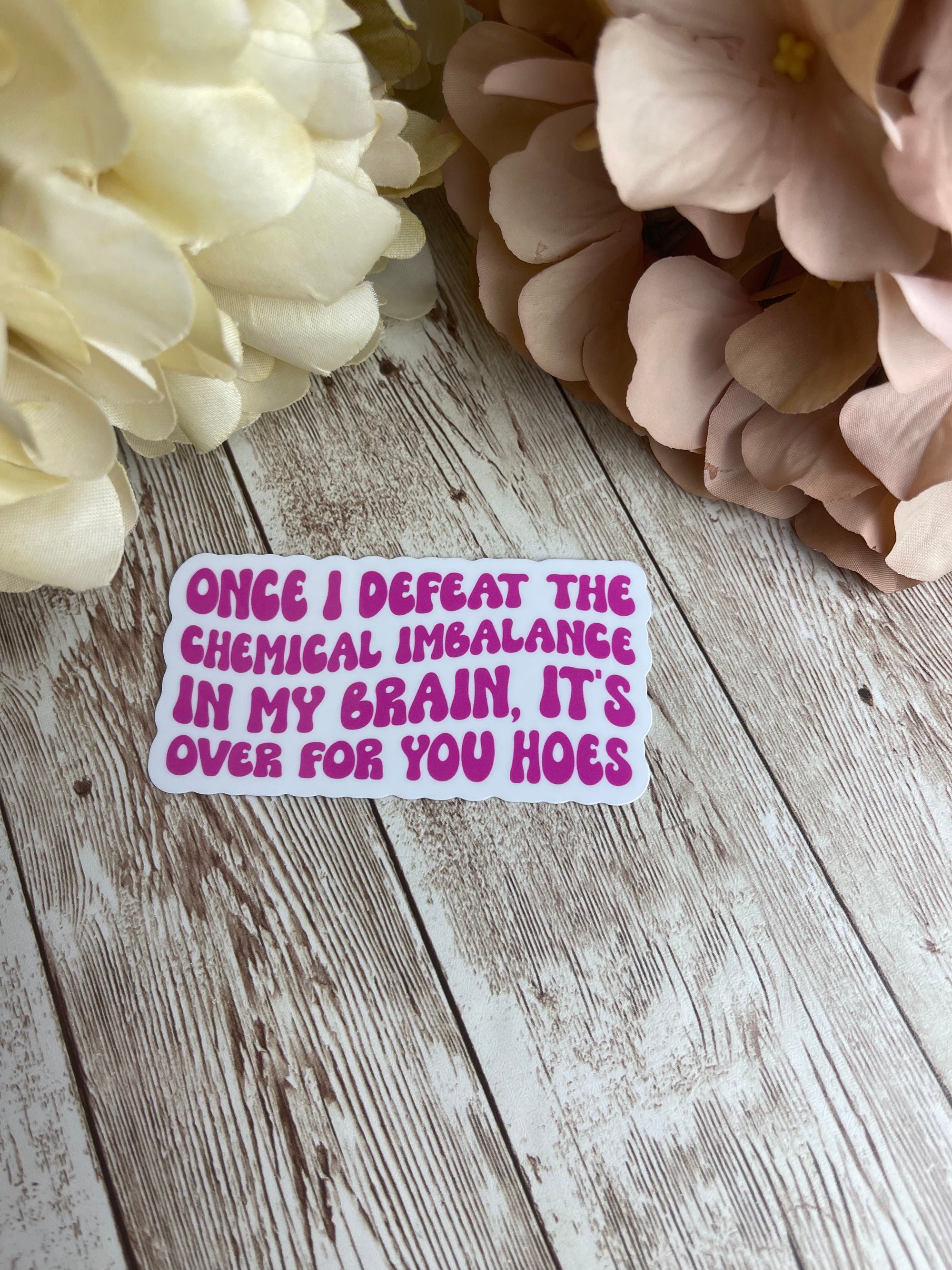 It’s over for you hoes - Sticker