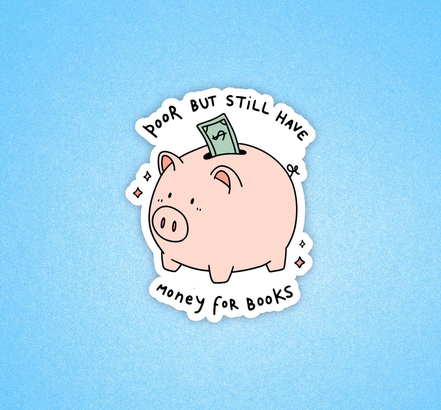 Poor but have money for books