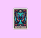 Tarot Sticker Antisocial butterfly