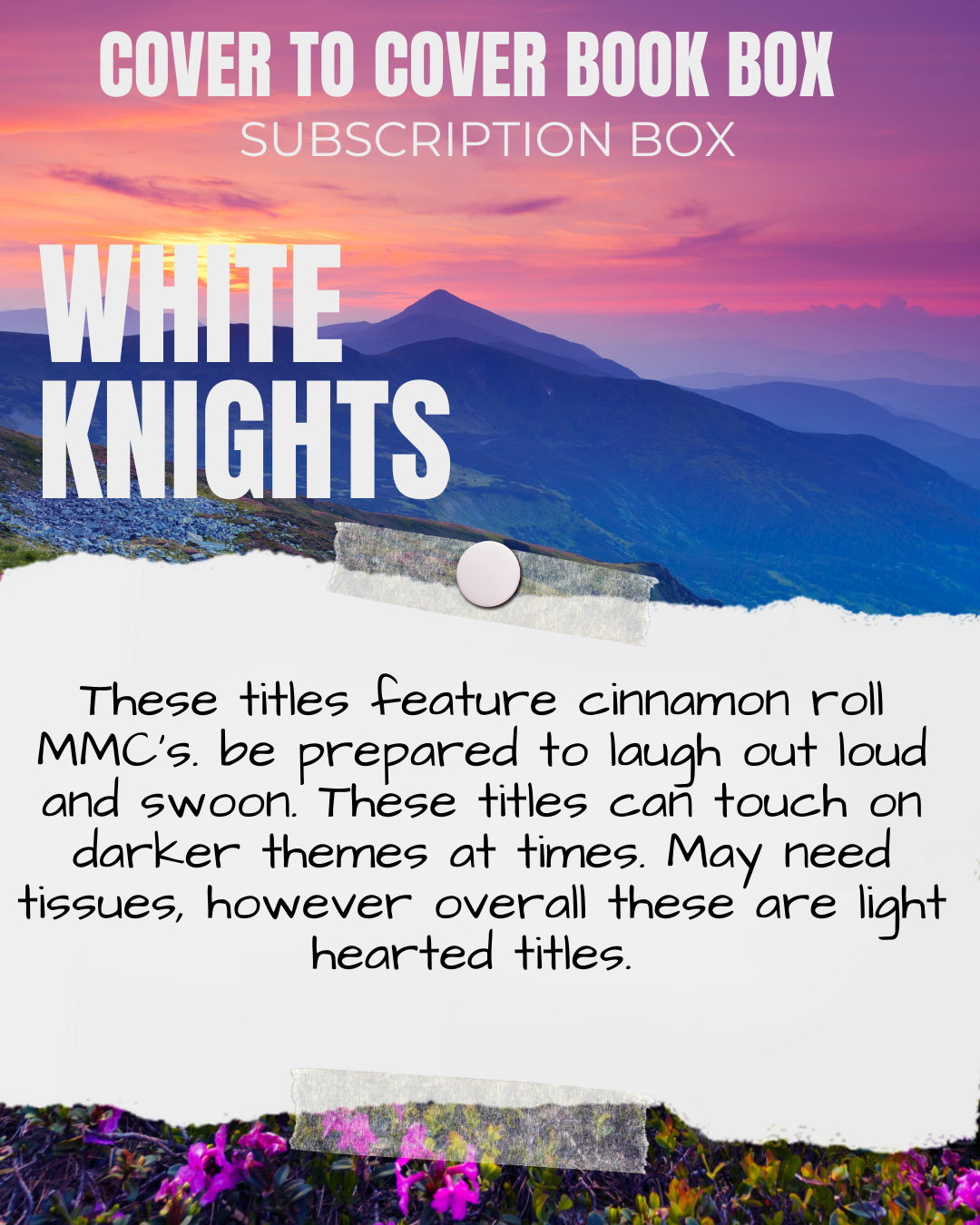 September - Paperback: White Knights - Subscription Box
