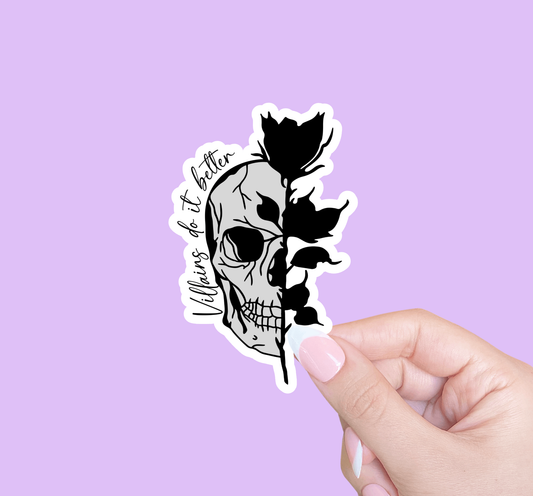 Villains do it better, Kindle bookish sticker