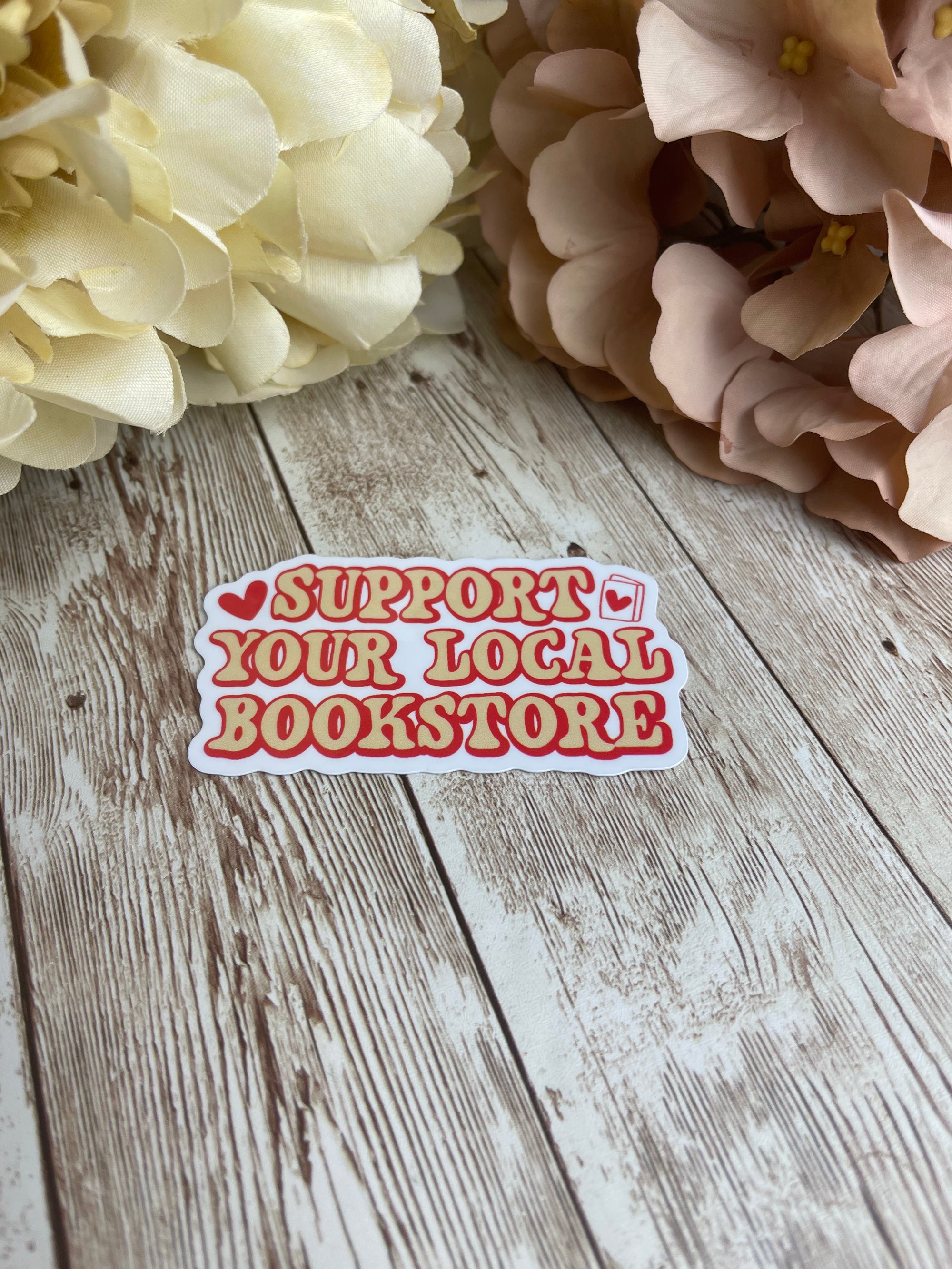Support Your Local Bookstore - Sticker