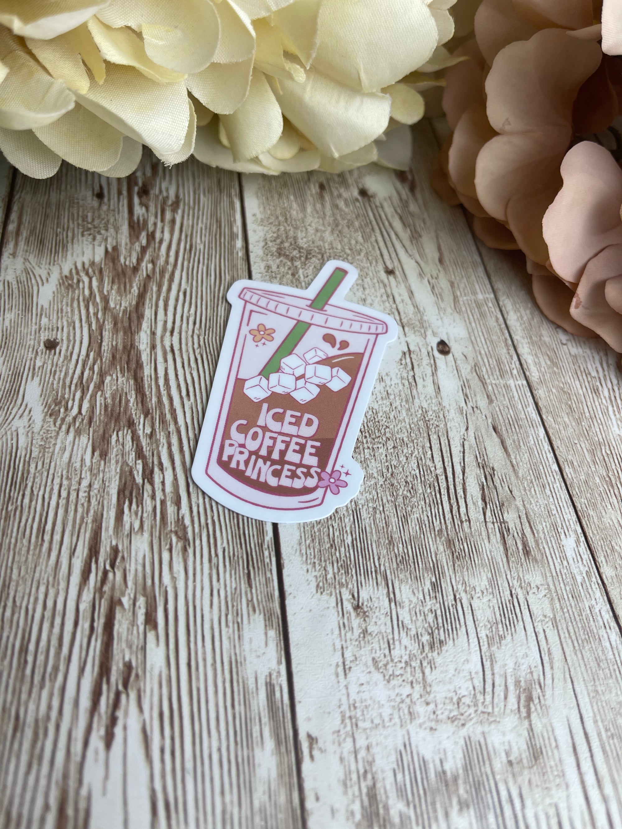 Iced Coffee Princess - Sticker