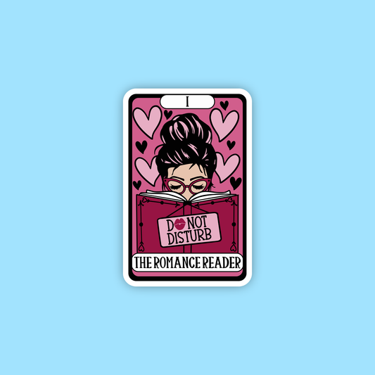 Tarot the romance reader sticker