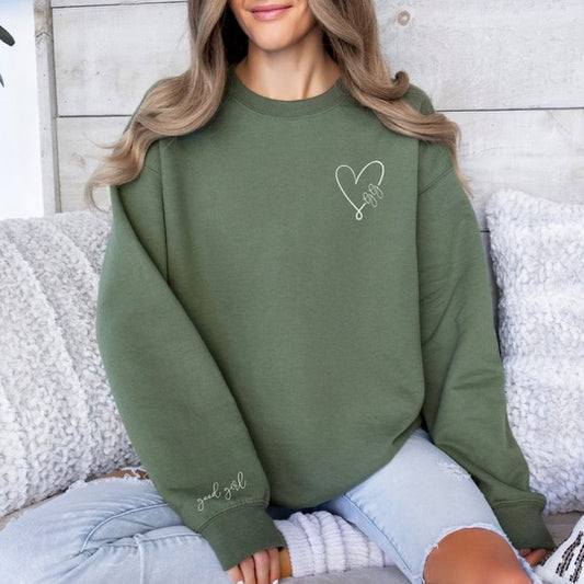 Good Girl - Embroidered Unisex Sweatshirt